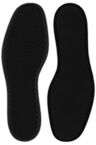 Bama Solette Active Deo - Solette Igieniche per Scarpe con Carbone Attivo Effetto Assorbente Odori, Solette per Scarpe Anti Odori, Solette Traspiranti per Scarpe da Adulti 1 Paio - 44/45EUR