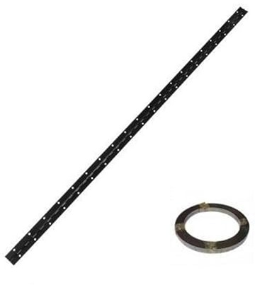 Rollo 5m /25m bisagra piano acabado negro bisagra piano 40x0.7mm rollo 5 metros