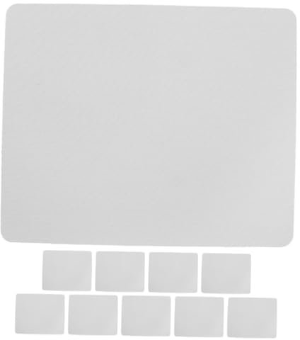 TOGEVAL Mauspads 20PCS Sublimation Blanks Große Gaming Schreibtisch Pad Sublimation Druck Oberfläche