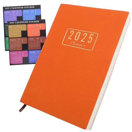 STOBOK Planerbuch Mit Monatsplaner Und Tagesnotizbuch Schreibbücher Für Terminplaner Organizer Für Studenten Und Berufstätige Dickes Papier Umschlag Management-notizbuch