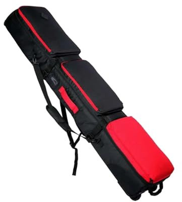 GSCLZ Snowboard-Tasche, Ski-Tasche for Reisen, Snowboard-Tragetasche mit Rollen, mit Tragegriff, Ski-Tragetasche, Ski-Ausrüstungstasche