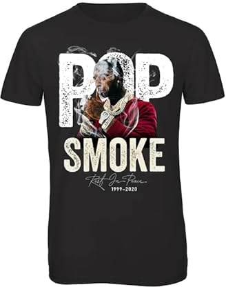 Bughyprint Tshirt Maglia Maglietta Uomo Donna Bambino Moda Outfit Rap Rapper Pop Smoke
