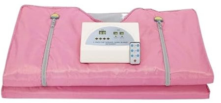 Sauna Box, Couverture chauffante de Sauna infrarouge numérique, couverture de Sauna Oxford, perte de poids, thérapie détox, Spa à domici pour le confort de la maison(Pink)