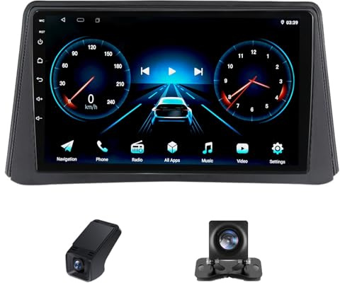 CarPlay&Android Auto Autoradio 2Din,per Opel Mokka 1 2012-2016 ricevitore multimediale digitale da9 pollici radio 2DIN con schermo telecamera posteriore/ventola di raffreddamento(NF-2)