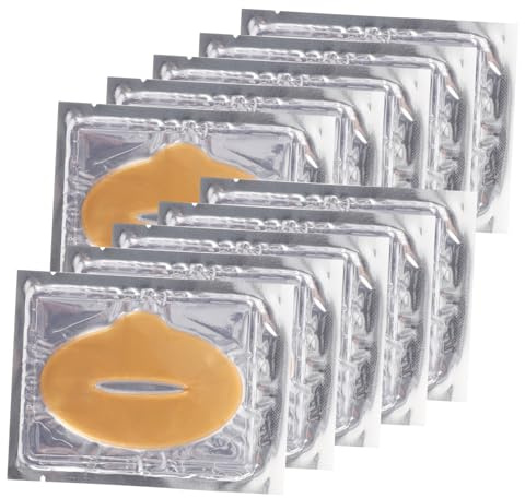 SMASOLO Maschere in Gel per Labbra Idratanti 25 Pezzi, Dischetti Esfolianti per Cura Labbra, Trattamento Rinfrescante per Pelle Secca, per Uso Domestico e Viaggi