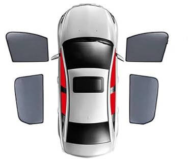 Sonnenblende Auto Für Peugeot 2008 A94 2013-2019 Auto Seitenfenster Sonnenschutz Windschutzscheibe Magnetischer Solar Sonnenschirm Kinder Vorhänge Hitzeschutz Plane(4PCS)