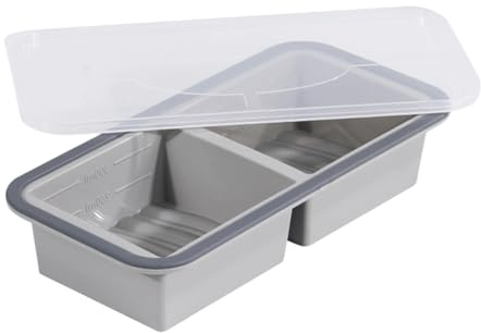 Soppkub isbehållare | Säkert anti-slip transparent verktyg | Återanvändbara frysformar - för, cocktails, frysning av whisky och
