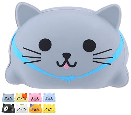 Jelquix Juguete de Aprendizaje de Piano Sensible Al Tacto a Escala Musical para Niños, Material de Silicona, Juego de Juguetes Musicales para 8 Gatos/Perros con Caja de Embalaje (Gato)