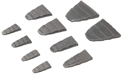 Dapetz ® 10Pc Hammer Handles Replacement Wedge Set Head Piece Slot Replacing DIY for Securing Hammer Handles Contains 2 x No.1, No.2, No.3, No.4 and No.5 Wedges