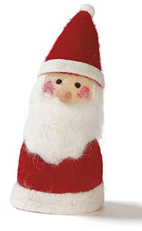 Import Baden dekorativer niedlicher Eierwärmer Nikolaus mit Bart aus Filz Preis für 2 oder 4 Stück (4)