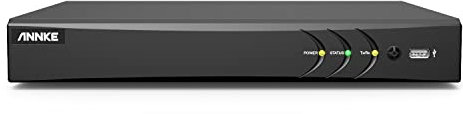 ANNKE Enregistreur DVR 4K 8 canaux CCTV AI DVR avec détection humaine et véhicule, compatible avec les caméras AHD/CVI/TVI/IP/CVBS (analogique), sans disque dur