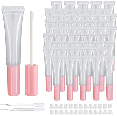 Tube à presser de 15 ml avec baguette, rose, Rose