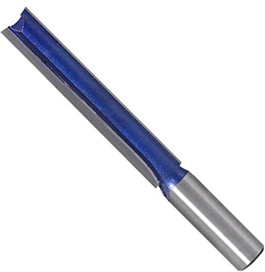 SLOYCA 1 Stück 1/2 Zoll, 12 mm Schaft, extra Lange 3 Zoll Klinge, 1/2 Zoll Schnittdurchmesser, gerader Fräser, Holzbearbeitungsfräser, Fräser for die Holzbearbeitung (Color : 12mm Shank)