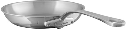 Mauviel M'Urban 4 Tri-Ply Stainless Steel Frying Pan With Cast Stainless Steel Handle, 11.8-in, Made In France