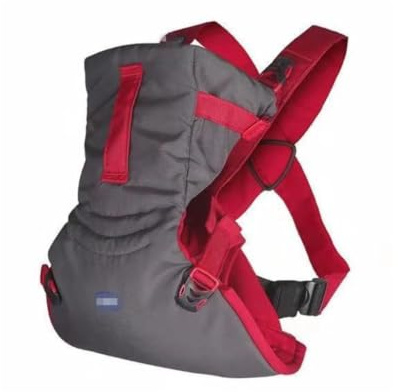 3-in-1-Babytrage für Neugeborene bis Kleinkinder, Vorder-, Rücken- und Hüftsitz, Babytrage Rucksack & Babytrage vorne mit verstellbarem Sitz, ergonomischer Babyhalter, 3,2–15,9 kg, Rot