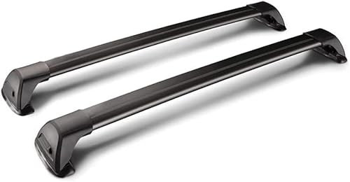 Set Of 2 Aluminium Roof Bars for Dacia Duster 2018 2019, Roof Bar To Fit Cars with Running Rails, Roof Rack Cross Bars Luggage Transportation