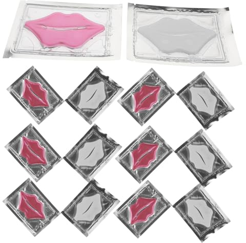 IWOWHERO Cerotti Rimpolpanti e Maschera Idratante Per Le Labbra 20 Pezzi Collageno Anti-età Levigante, Idratazione Prolungata Per Labbra Secche, Adatti Per Viaggi e Uso Quotidiano