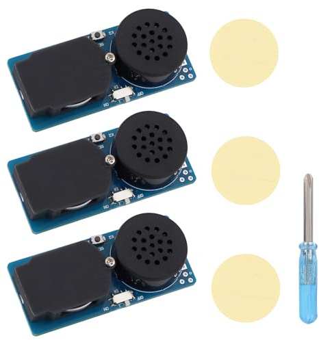 BTFO 3pz Giocattolo per Scherzo a Forma di Capra, Blu Scherzo con Suono Nascosto con 8 Suoni Divertente Creatore di Rumore Nascosto per Regali Scherzi Materiale Scolastico e Feste