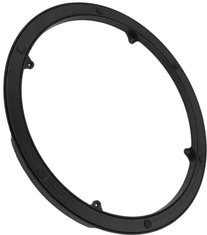 DIYEAH Silent Rotating Turntable Base 15.75 Inch Plastic Lazy Susan Turntable for Dining Table Serving Tray Kitchen Photography Cake Display Smooth Swivel Ring for Home Use