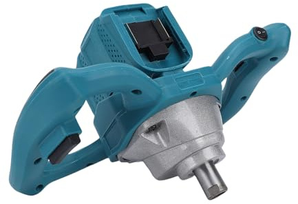 Fafeicy Kabelloser Elektrischer Eisbohrer, 6 Geschwindigkeiten, 100–800 U/min, Verstellbar, 1200 Nm Antriebskopf Zum Eisfischen und Graben
