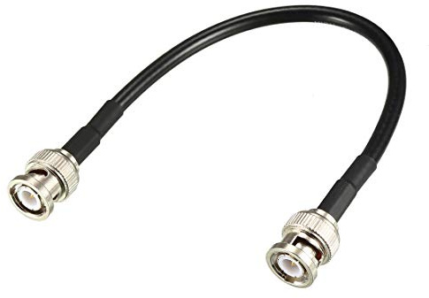 TPDRKOWJX Cavi coassiali, Cavo coassiale RG58 con connettori BNC Maschio a 50 Ohm 4 Piedi(0.66 Feet)