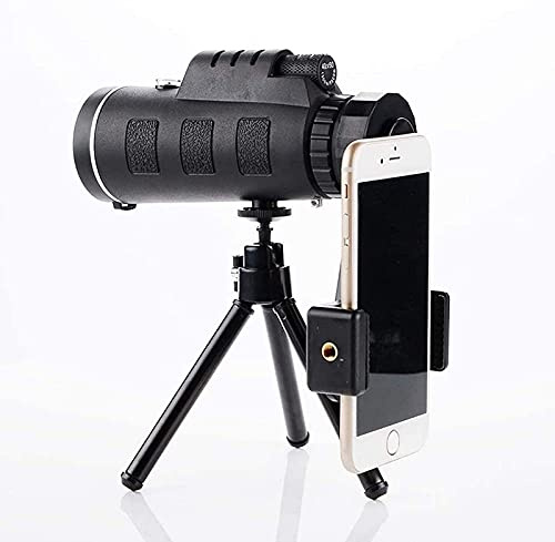 40X60 zoomobjektiv för smartphone Monokulärt teleskop Scope Kamera Camping Vandring Fiske med kompassstativ