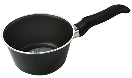 Ballarini Firenze Casseruola Antiaderente con Manico, Alluminio, Nero, 16 cm