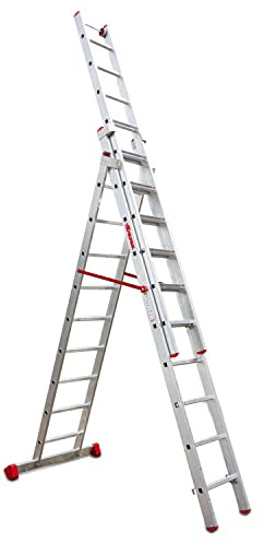 Escalera Profesional EN1500. FARAONE. LCS (EN 1512. 11+12+12peldaños)
