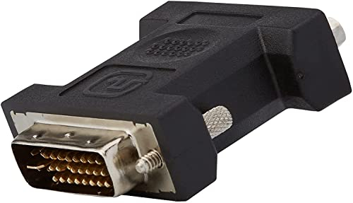 PremiumCord Adattatore DVI-VGA, spina DVI-I (24+5) - jack VGA (15 pin), nichelato, colore nero, kpdva-1