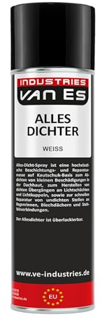 VE-INDUSTRIES Dichtungsspray: Allesdichter-Spray, Wasserfester Flüssigkunststoff weiß, 500 ml (Alles dicht Spray)