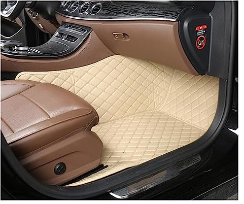 Automatten Auto Teppich Fuß Pad Zubehör Für Mazda Für Cx5 2017 2018 2019 2020 Custom Auto Boden Matte Auto Fussmatten Set (Farbe : Copilot-Beige)