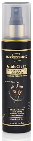 ImpressionZ Alcohol-Free Makeup Brush Cleanser Spray – Quick-Drying Formula for Brushes & Sponges, Maintains Softness, Prolongs Lifespan, Cruelty-Free, Gentle & Effective
