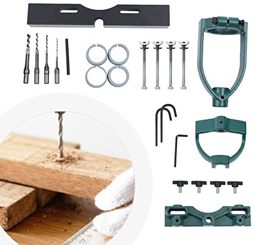 QZHDX Mortising Attachment for Drill Press Mortising Machine Tenon Tools Bench Drilling Machine Woodworking Attachment Bench Drill Locator Set for Mortiser Square Hole Chisel Drilling Machine