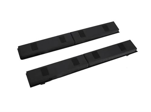 NYSQOFMB Dachgepäckträger & -Boxen Universal-Dachgepäckträgerpolster Für Autos Weiche Gepäckträgerpolster Für Dachquerträger Für Kajak Surfbrett SUP Kanu Gepäckträgerkissen Schwarz Dachgepäckträger