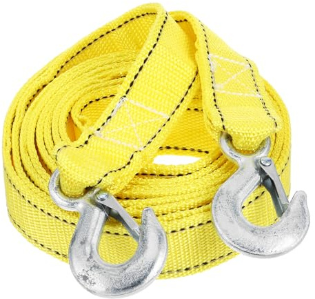 GALPADA Cuerda De Remolque Doble con Ganchos Resistente para Vehículos Todoterreno Camiones SUV Herramienta De Emergencia para Arrastre y Recuperación