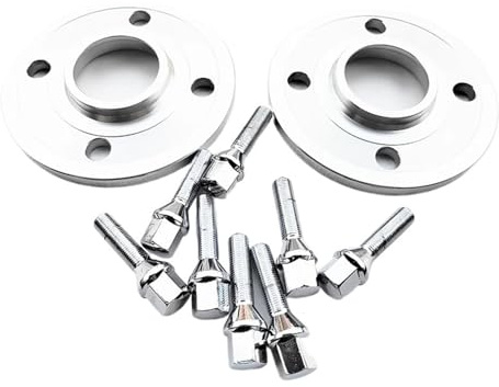 Rim Spacers For Peugeot 206/2008/207/208/306/307/308/30 Hubcentric 65.1MM Alloy Adapter WHEEL SPACER 4x100 With 12x1.25 Cone Bolts Wheel Spacer Adapter(12mm silver or black)