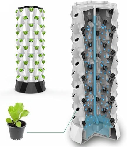 Torre idroponica, Sistema di Coltivazione idroponica, Sistema idroponico Verticale, Torre Intelligente, Serra da Giardino aeroponica per ortaggi, Fiori e Erbe aromatiche