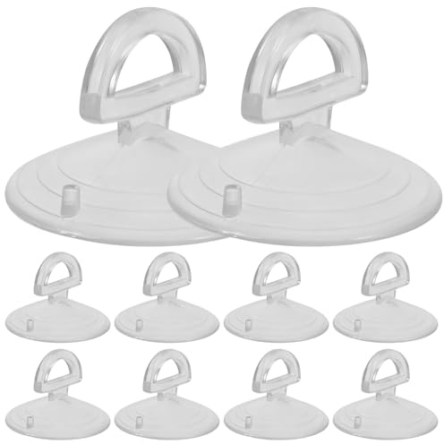 Anneome 10pcs Mini Silicone Light Bulb Suction Cups Strong Grip Removal Tool for Broken Bulb Extraction and Household Use Transparent Accessories