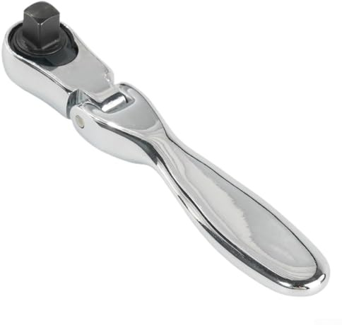 Mini Ratchet Wrench Screwdriver 2 in 1 with 72-Tooth Quick-Release Socket Head, Chrome-Vanadium Steel Hand Tool for Metric Fasteners, 98mm