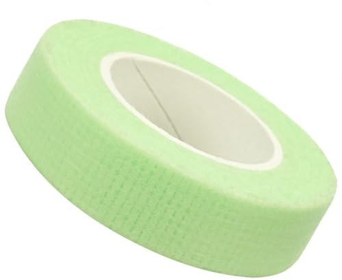 VICASKY Cinta para Pestañas Adhesiva Transpirable 1,2 Cm de Ancho, 9 Metros, Cinta Autoadhesiva para Extensiones de Pestañas, Suministros para Maquillaje de Ojos, Almohadillas