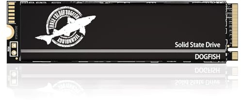 Dogfish SSD M.2 NVMe 4TB PCIe 4.0 Gen4 - Disco duro interno SSD con almohadillas térmicas, hasta 7300 MB/s, para PS5 Gaming PC portátil, M2 2280 4TB