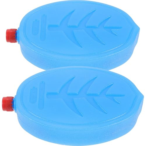 VALICLUD 2 Pièces Boîte Isotherme Robuste en PE Bac à Glace Réutilisable pour Congélateur, Porte-glaçons Pratique et Pack Réfrigérant Vacances en Plein Air