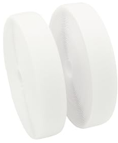 10 Meter Klettband Flausch u. Haken Weiss 3 cm