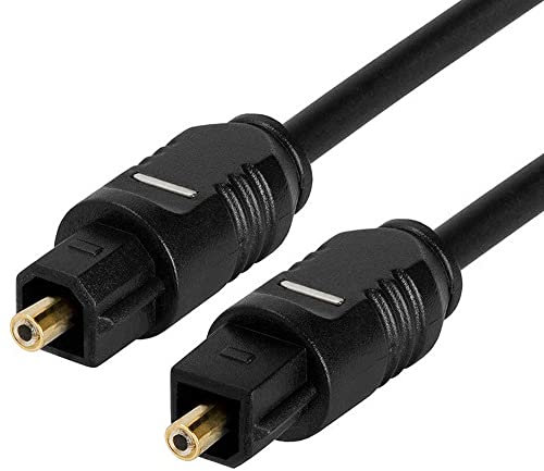 Techly 303157 Cavo Audio Ottico Digitale Toslink (SPDIF) M/M 2m ø 2.2mm Nero