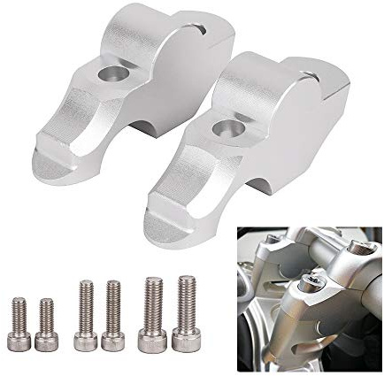An Xin Motorcycle Aluminum Handle Bar Risers Clamp Handlebar Clamp Motorbike Bar Riser Mount Kits For B.M.W R Nine T R9T 2014 2015 2016 2017 2018
