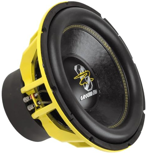 Ground Zero GZHW 38XSPL-D2-38 cm Passiv Subwoofer mit 3500 Watt (RMS: 1500 Watt)