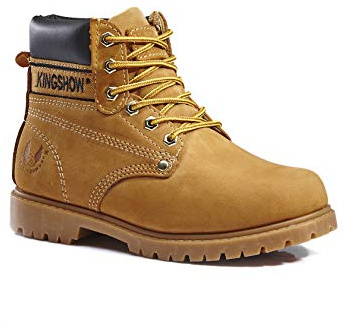 kingshow Men's 1180 Work Boots Size 9.5M