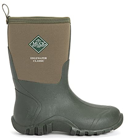 MUCK Men's Edgewater Classic Mid Boot, Green, Size 14(M)