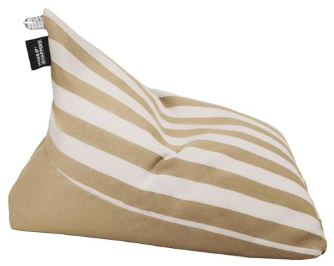 Happers Pouf Piramide Toldotex per esterno o interno, beige, M