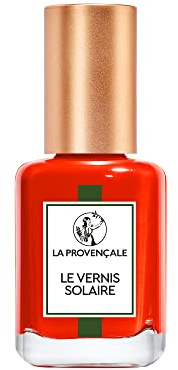 La Provençale Trucco Le Esmalte de uñas de larga duración enriquecido con aceite de oliva orgánico DOP Provence, acabado brillante y lacado, amapola del luberon (402)